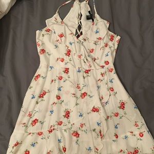 White floral sundress